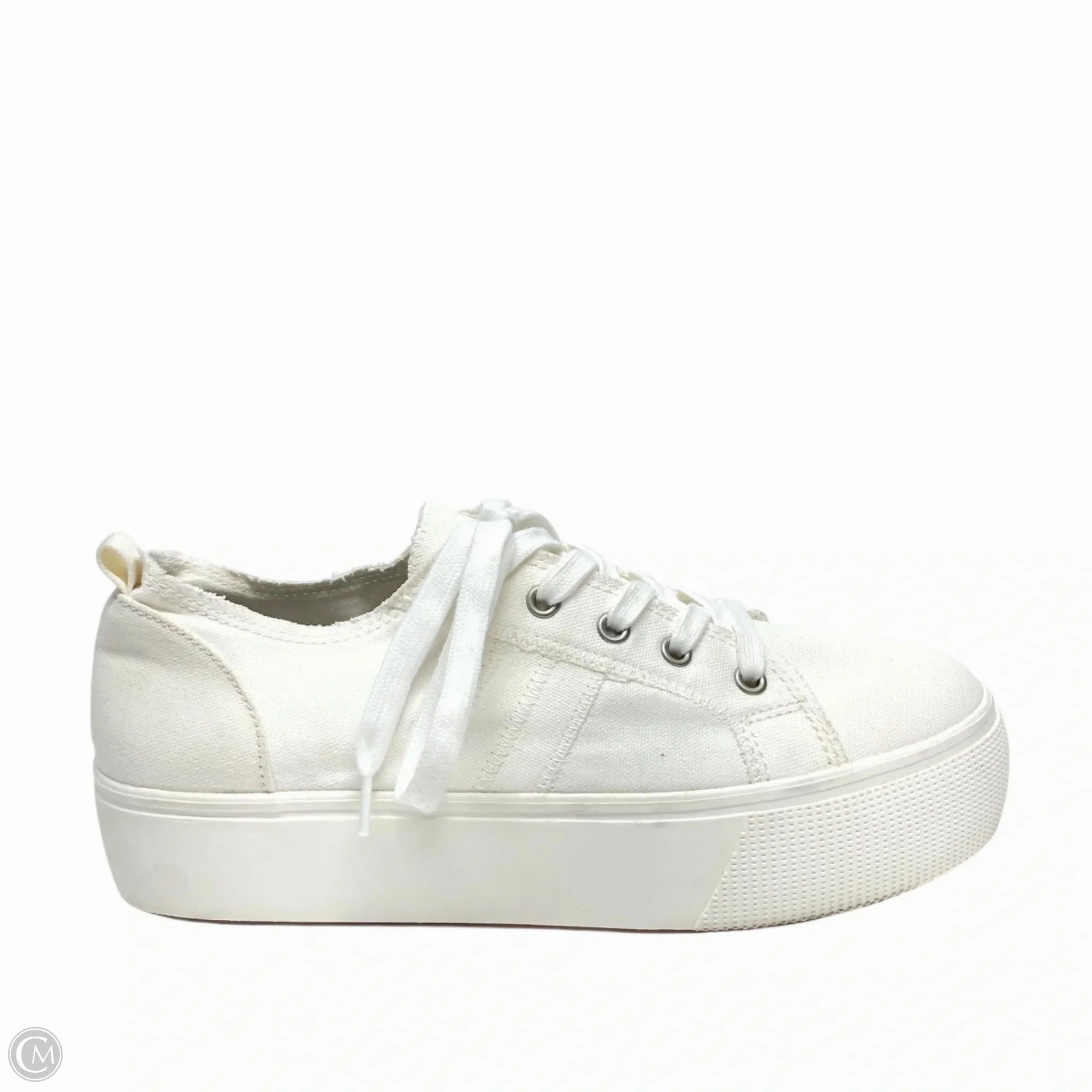 Shoes Sneakers Platform By Clothes Mentor In White, Size: 10