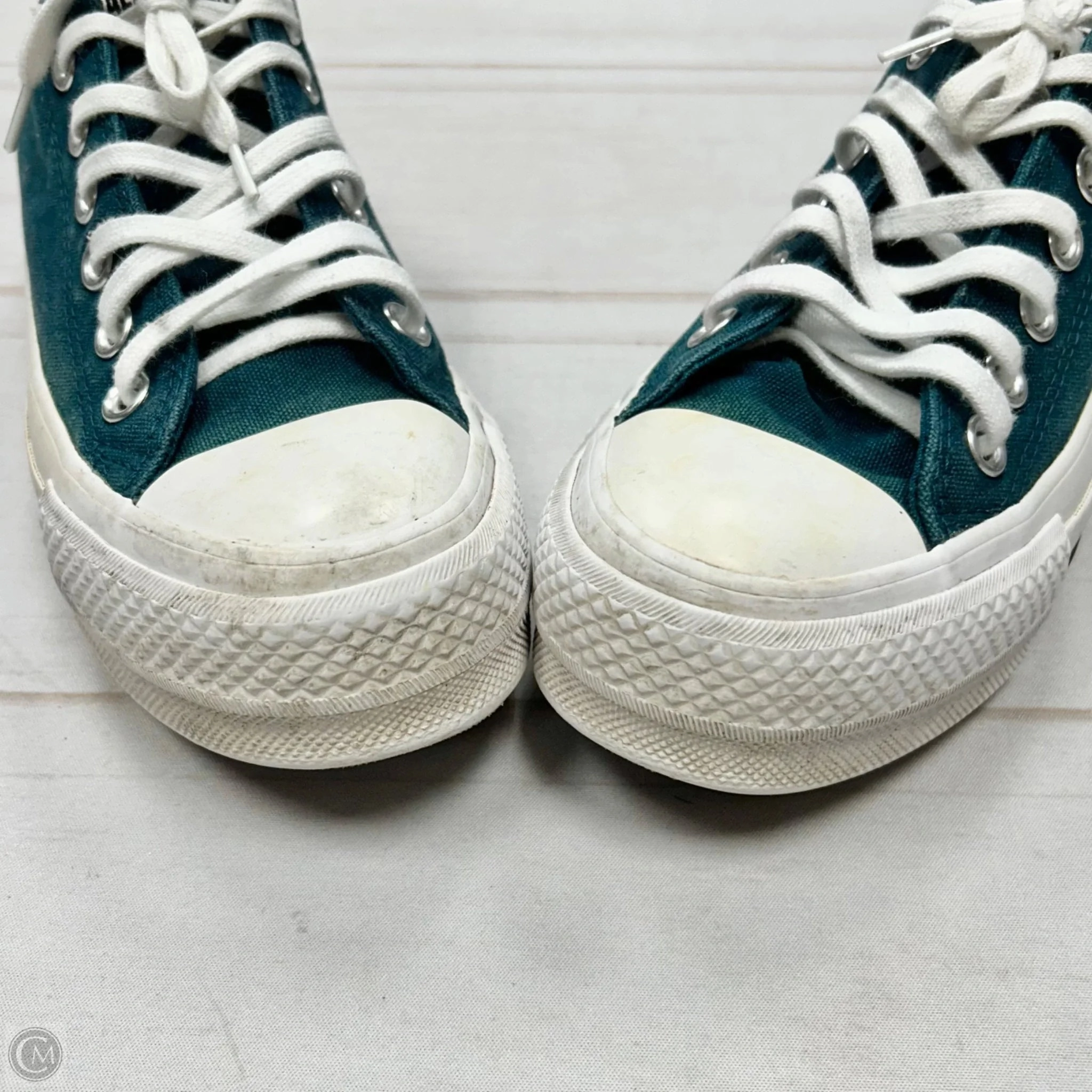Shoes Sneakers Platform By Converse In Green, Size: 5