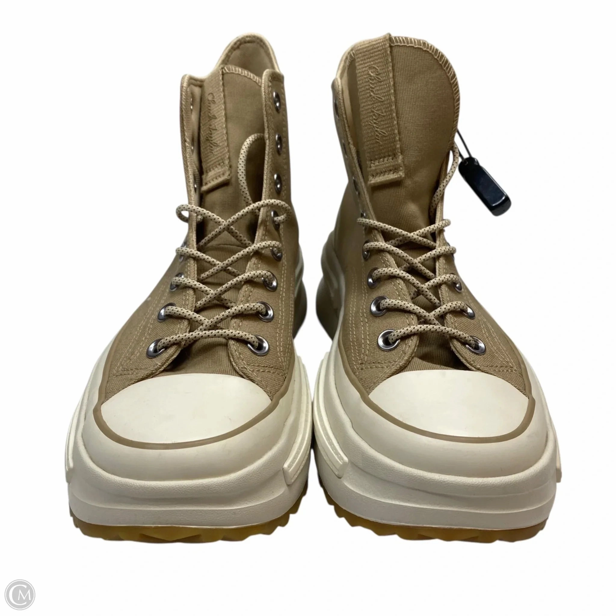 Shoes Sneakers Platform By Converse In Tan, Size: 10.5