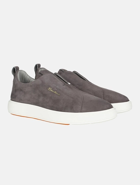 Slip On Suede Sneaker Dark Grey