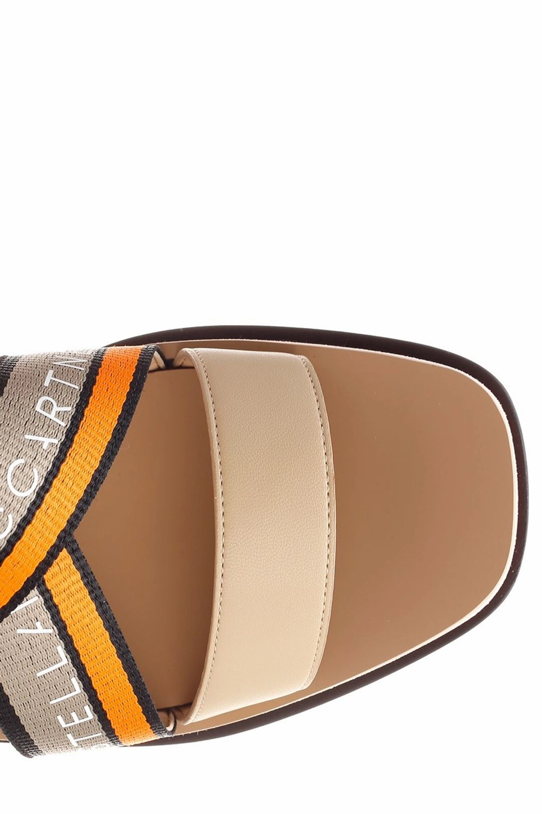 Stella McCartney Crossover Strap Platform Sandals