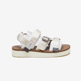 Suicoke | KISSE-PO  { IVORY WHITE/BROWN
