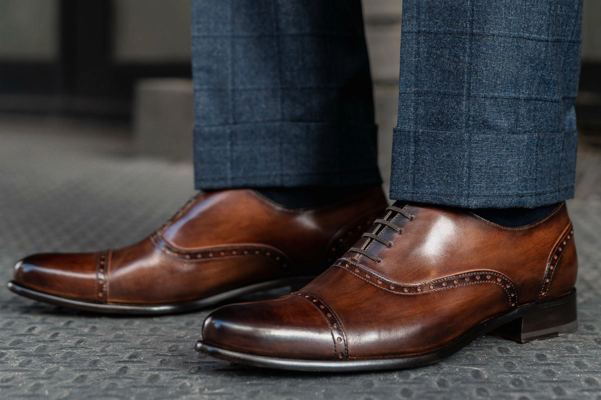 The Brando Semi-Brogue Oxford - Brown