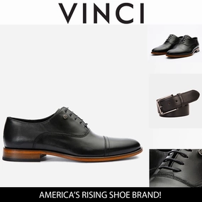 The Gambaha Black Leather Quarter Brogue Cap Toe Oxford Men Shoe