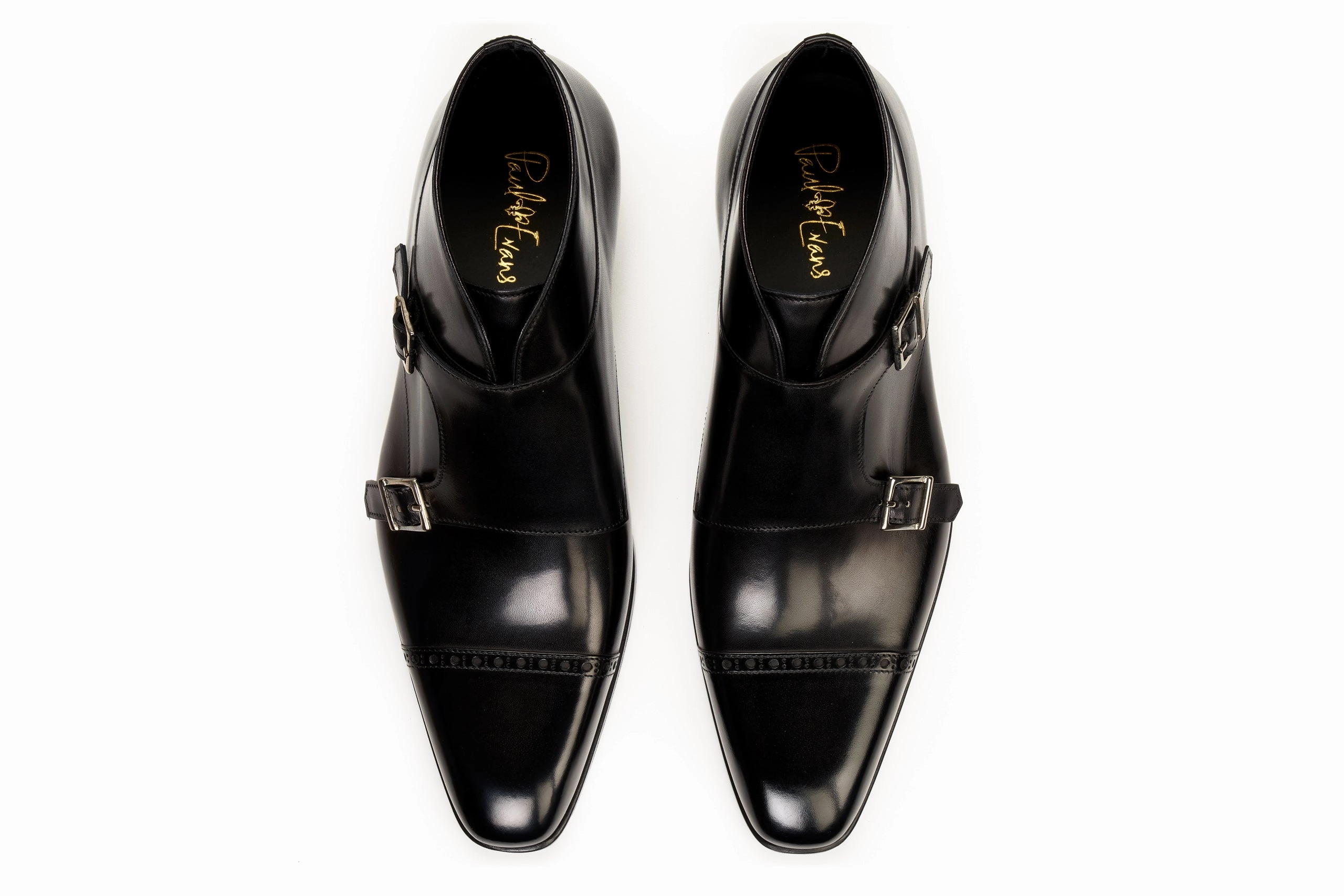 The Heston Double Monk Strap Boot - Nero