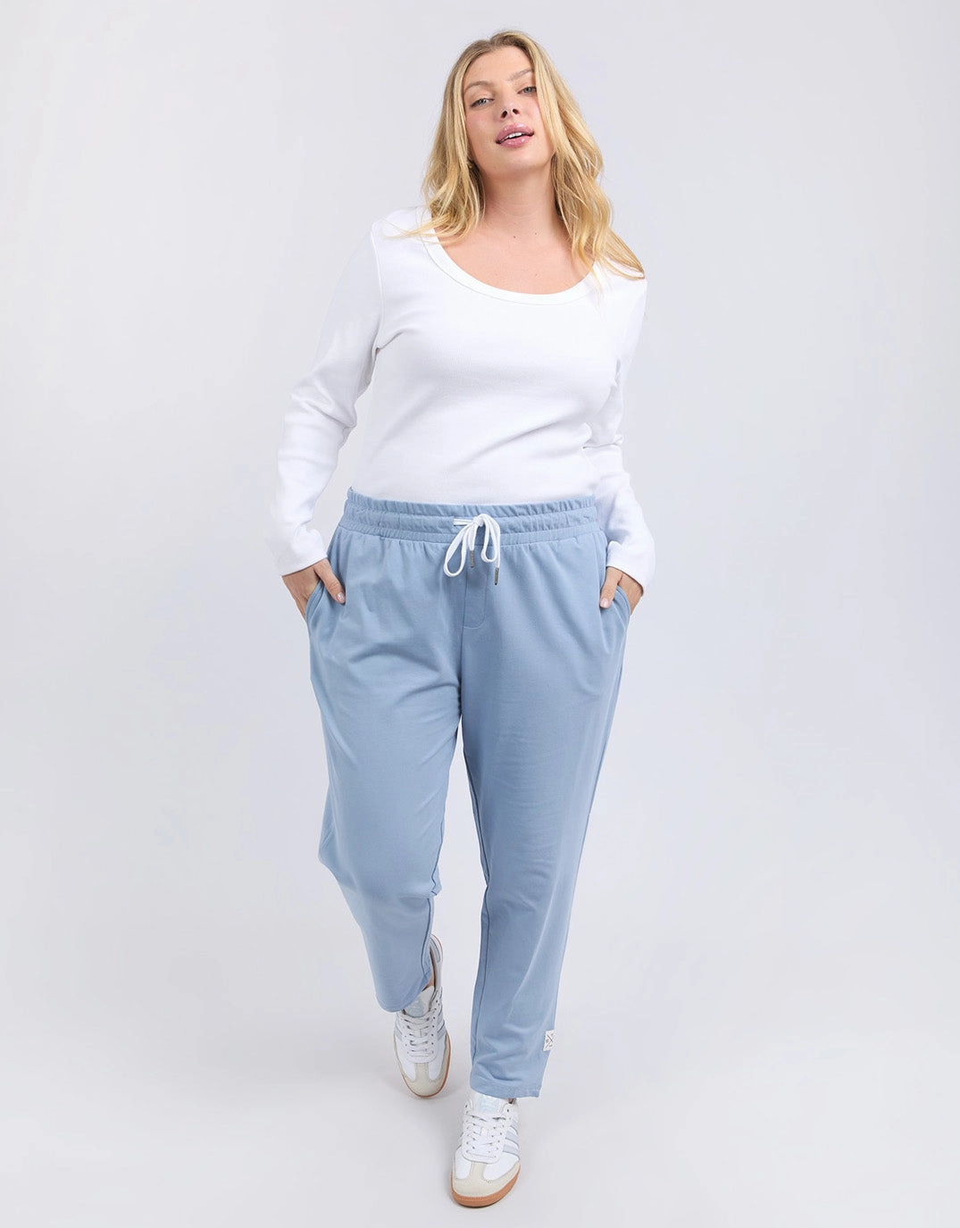 The Lobby Pant - Steel Blue