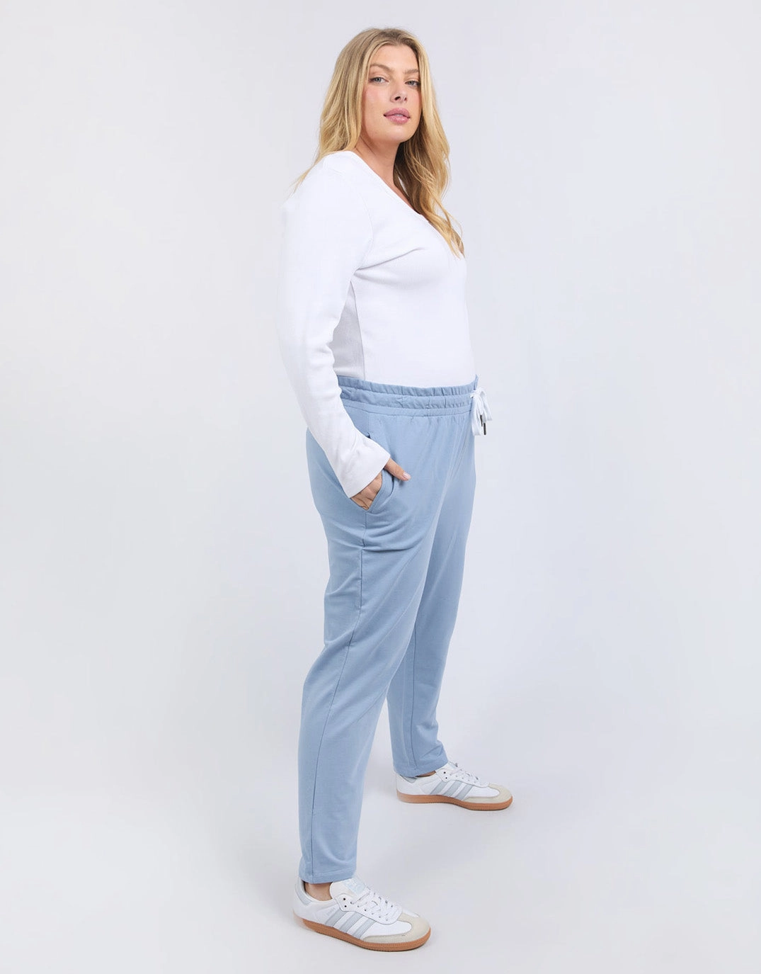 The Lobby Pant - Steel Blue