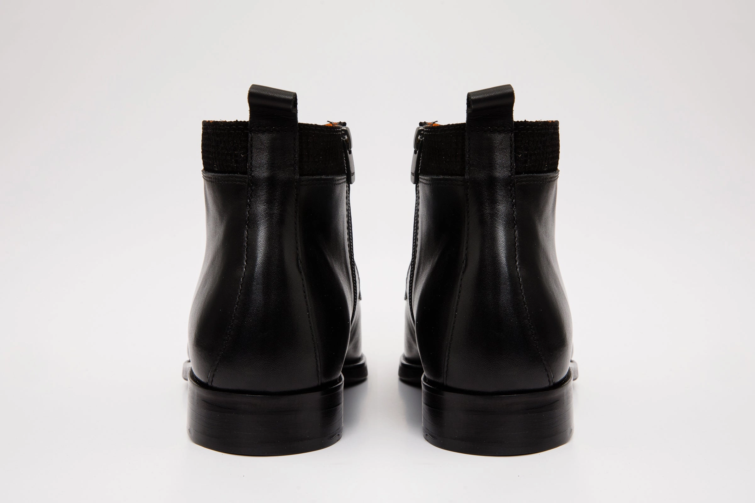 The Romto Black Leather Derby Lace-Up Men Boot With a Zipper Final Sale!