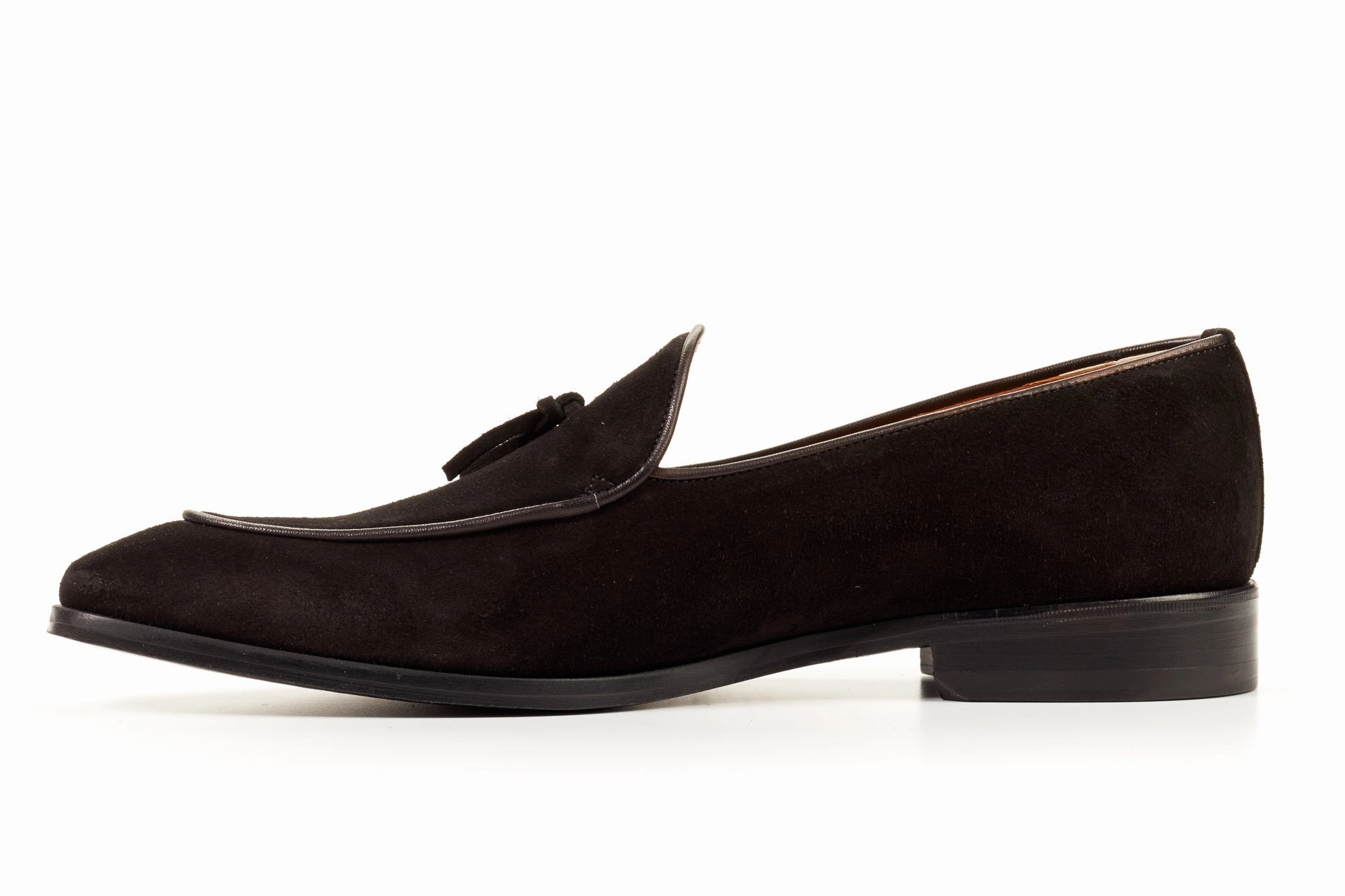 The Van Damme Belgian Loafer - Nero Suede