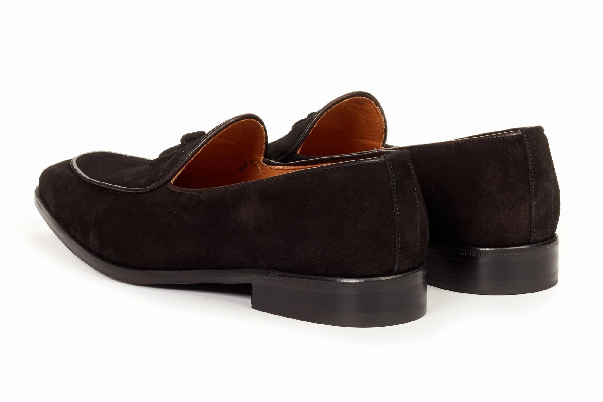 The Van Damme Belgian Loafer - Nero Suede