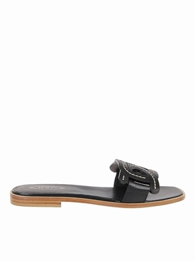 Tod's Woven Square-Toe Sandals