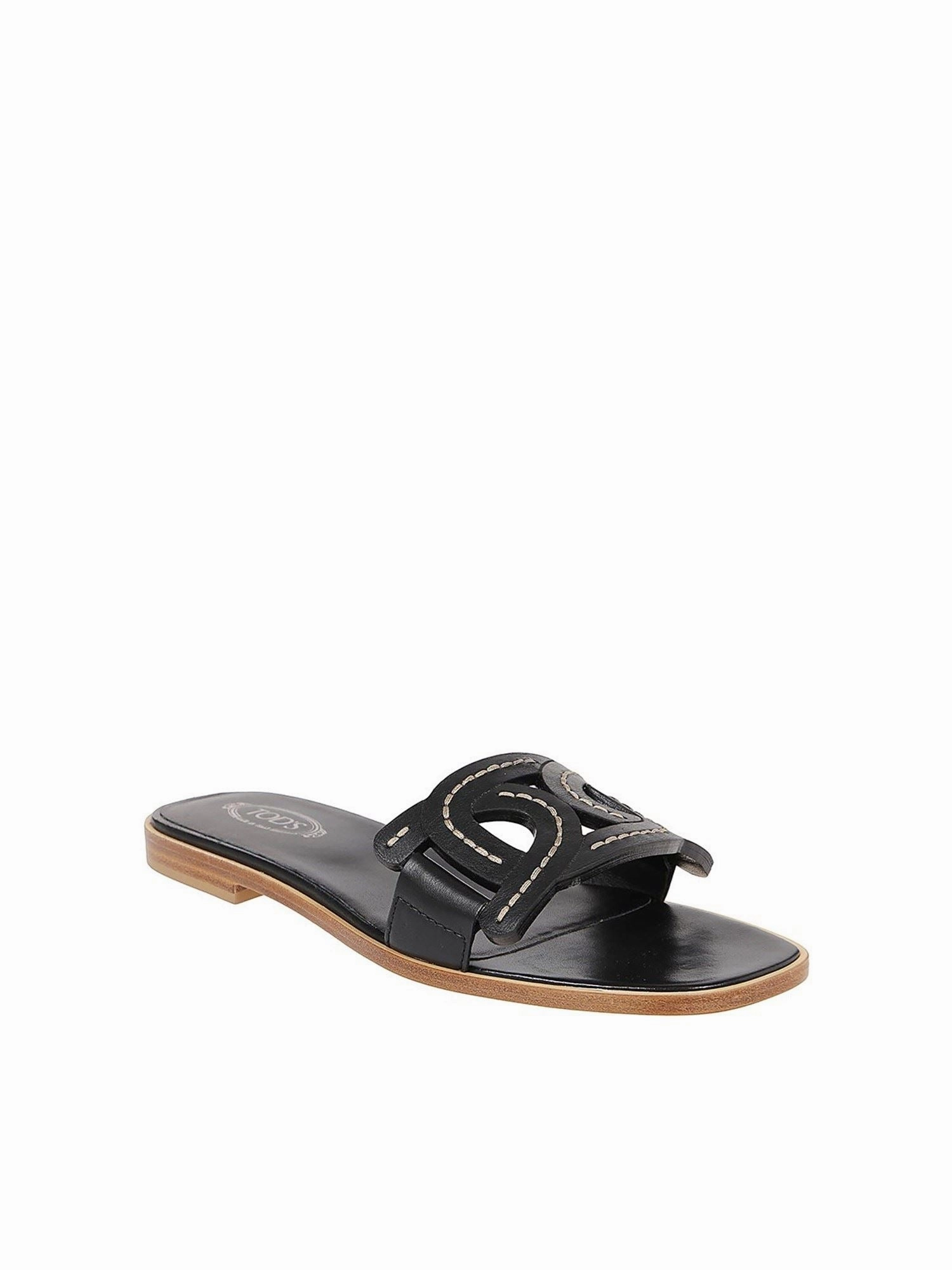 Tod's Woven Square-Toe Sandals