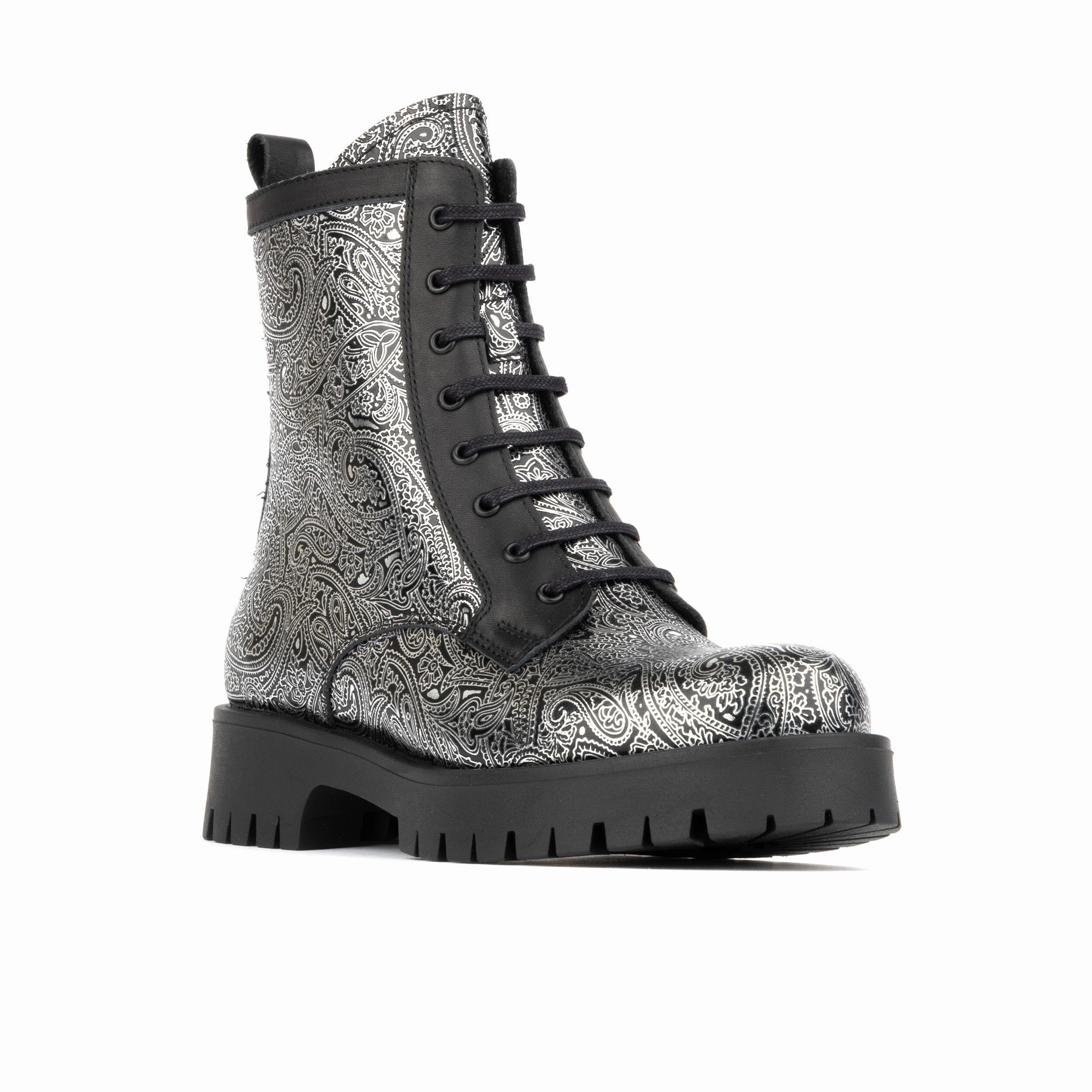 Traveller Platform Wool - Black & Silver