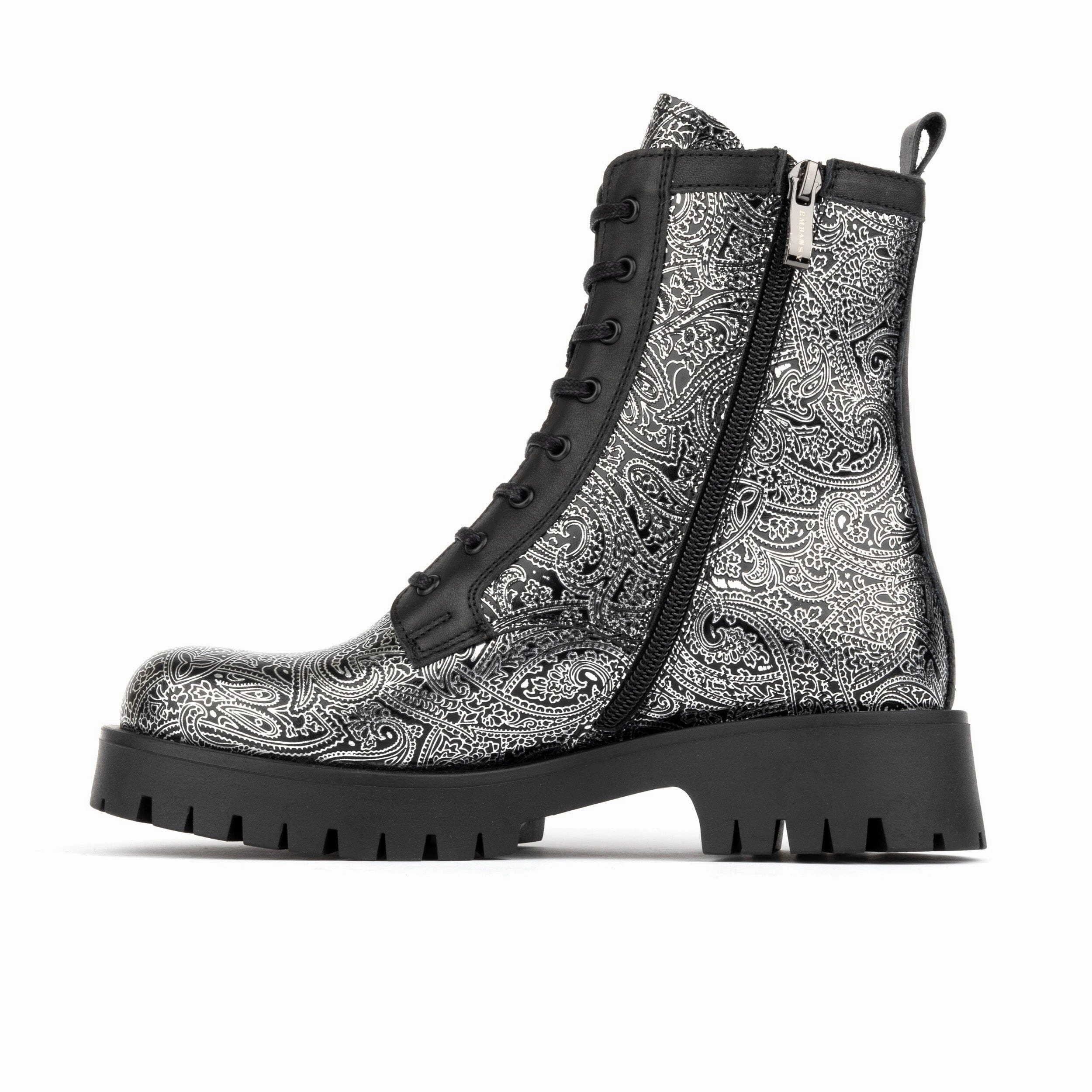 Traveller Platform Wool - Black & Silver