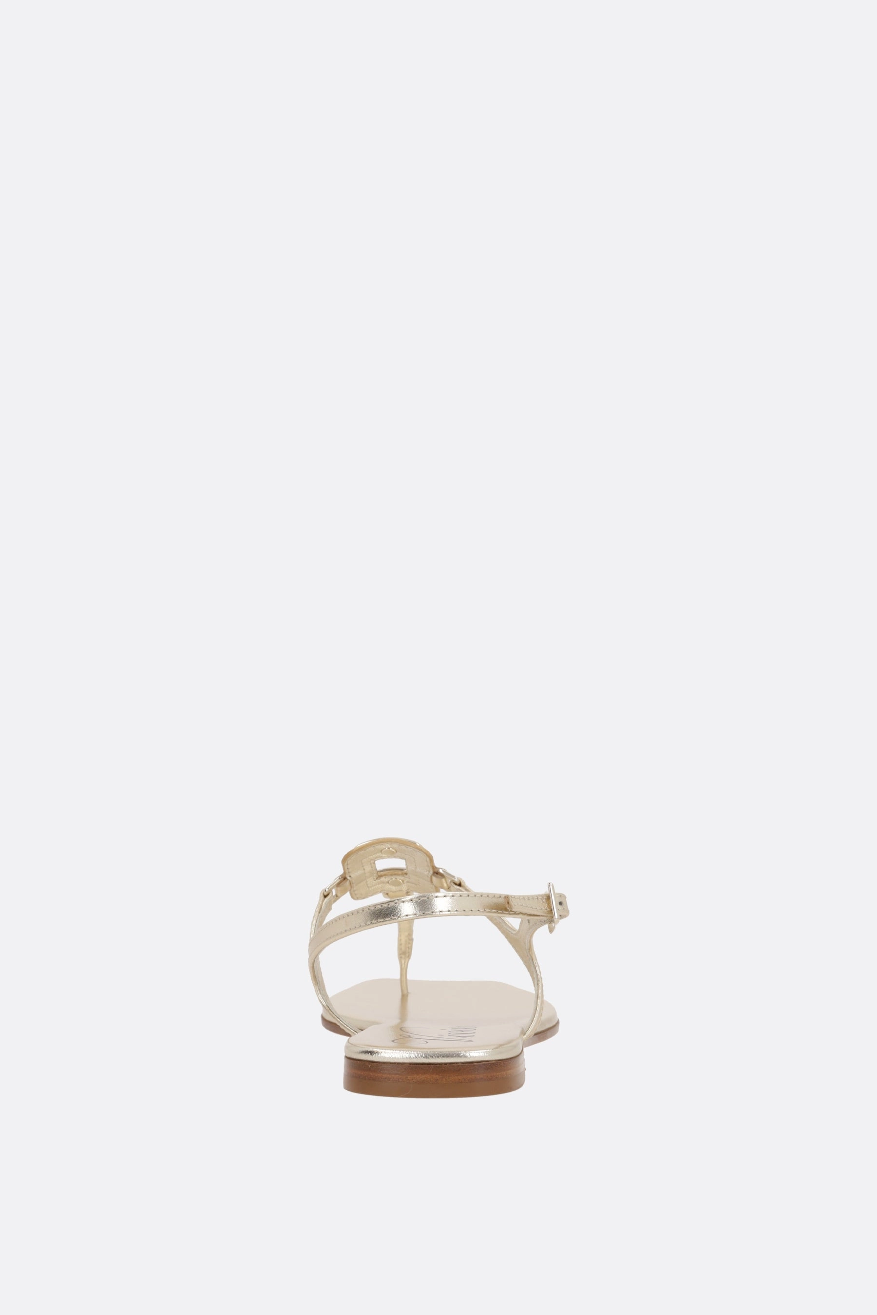 Viv' By The Sea sandals in metallic leather