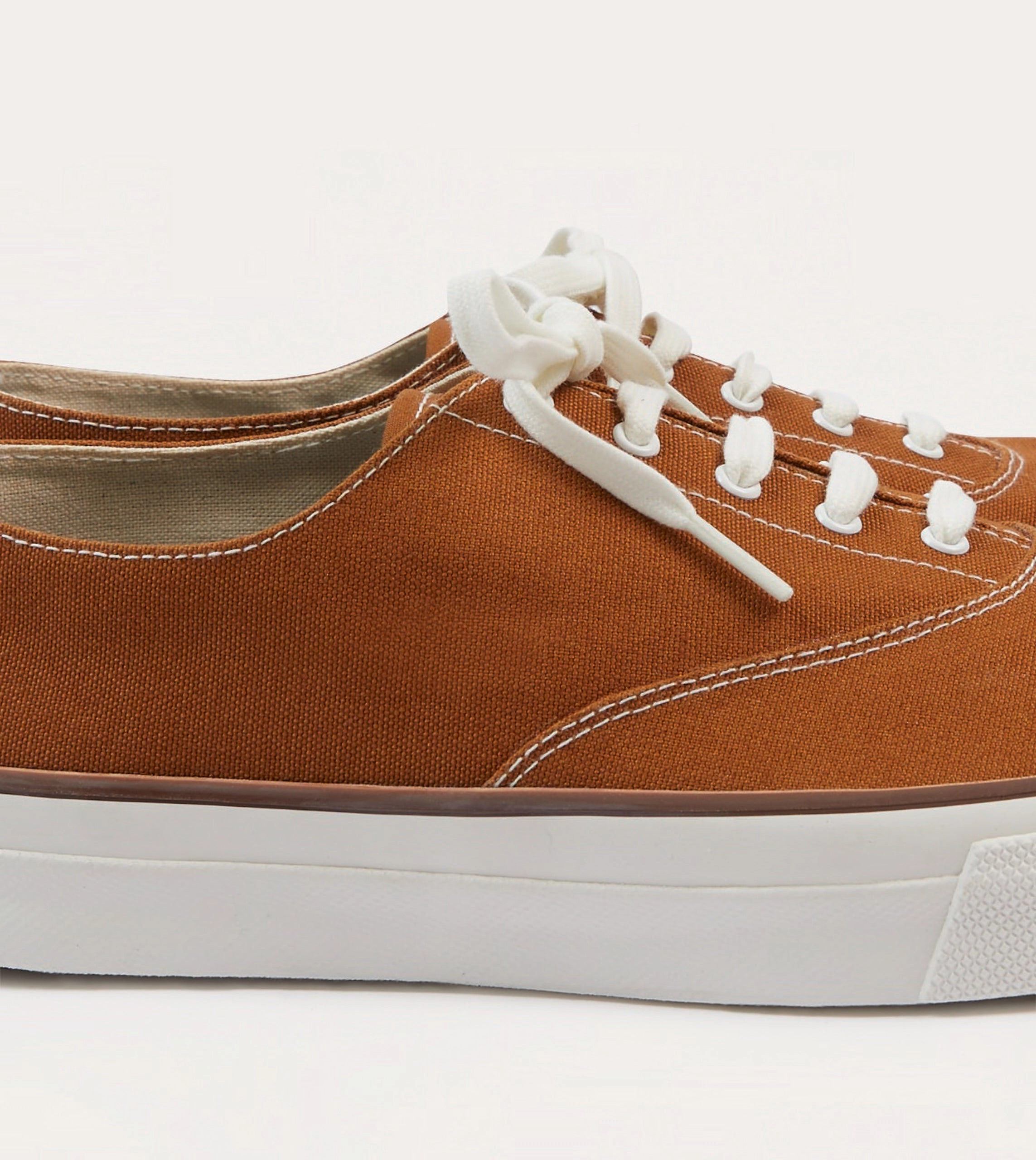 Wakouwa by Anatomica Brown Cotton Canvas Oxford Trainers