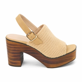 York Platform Sling Back Sandals